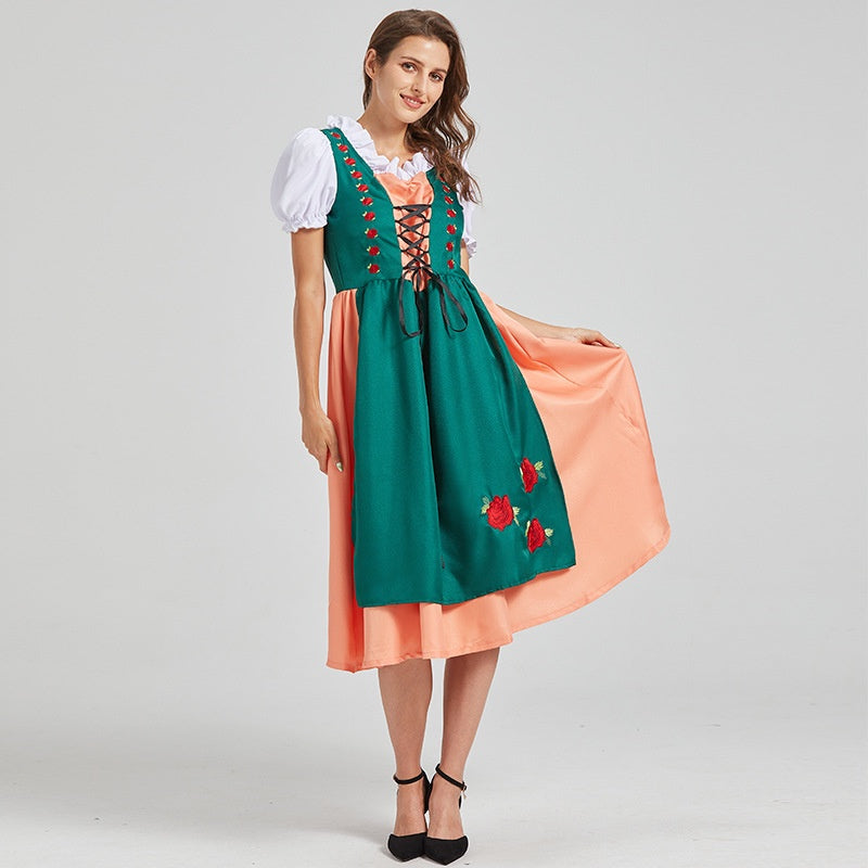 Jessica | Traditionelles Design Midi Kleid