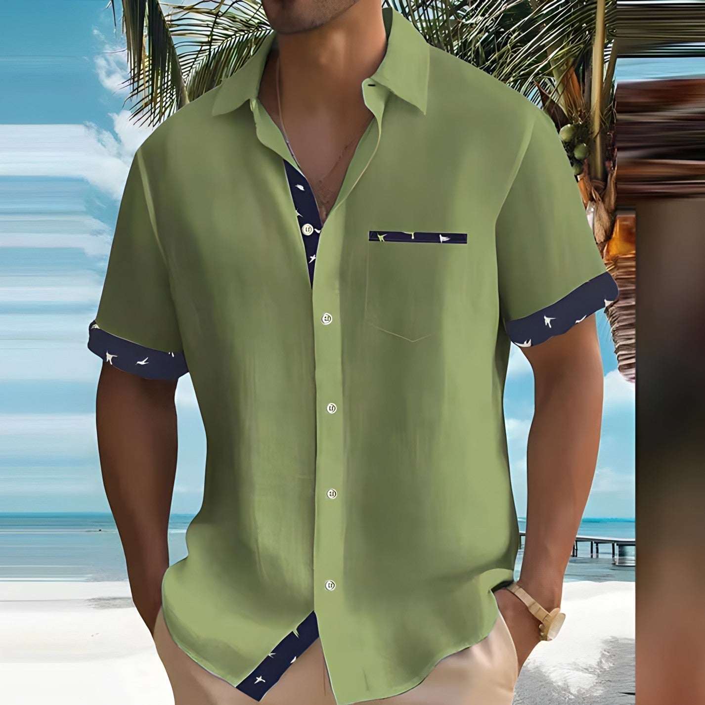 Variant image for Leon | Herren Hemd Kurzarm-25