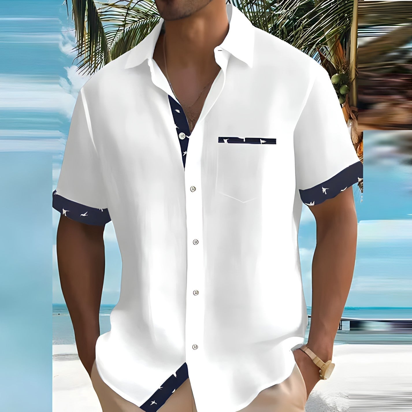 Variant image for Leon | Herren Hemd Kurzarm-7