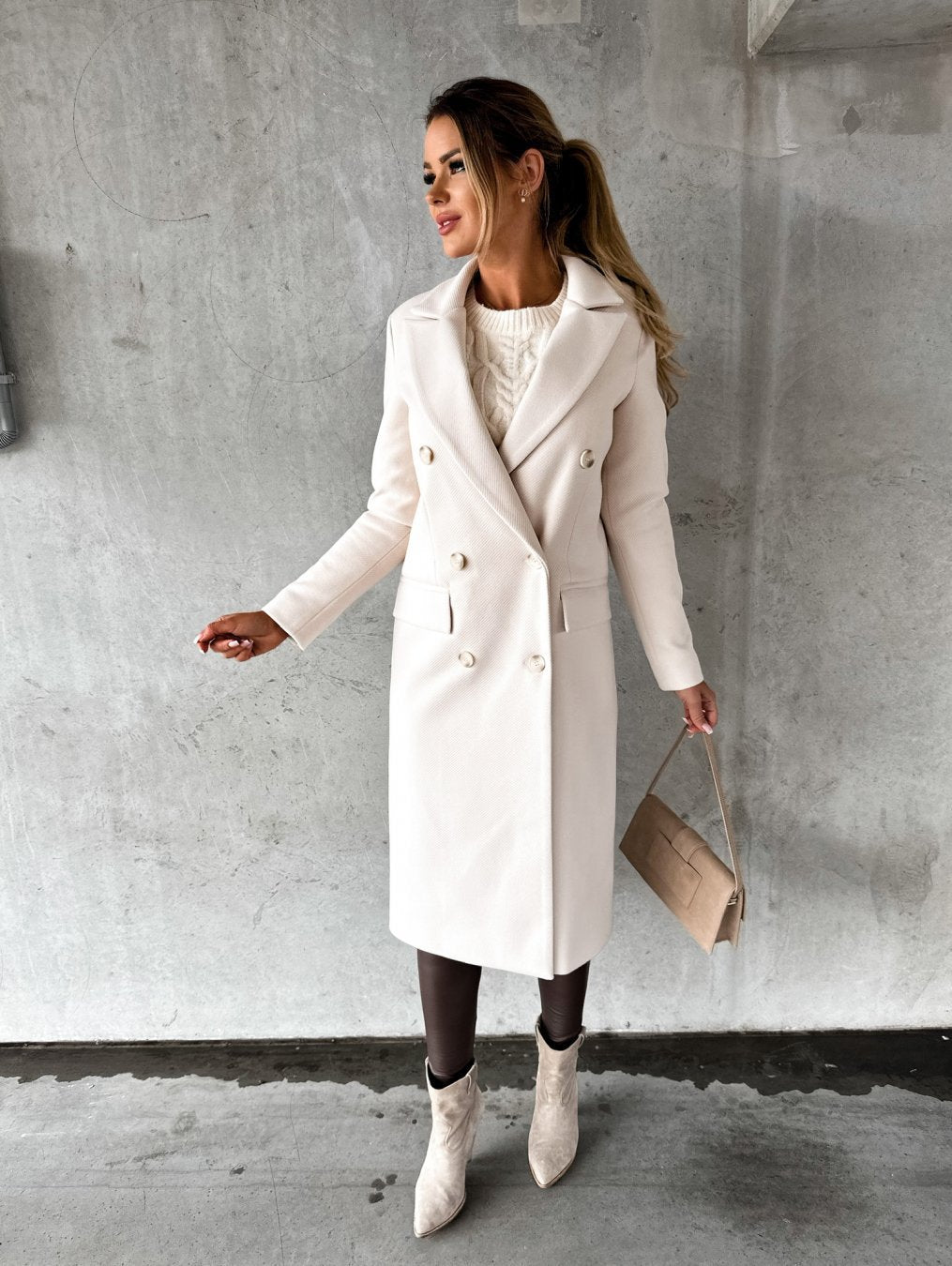 Gertrude | Modischer langer Mantel