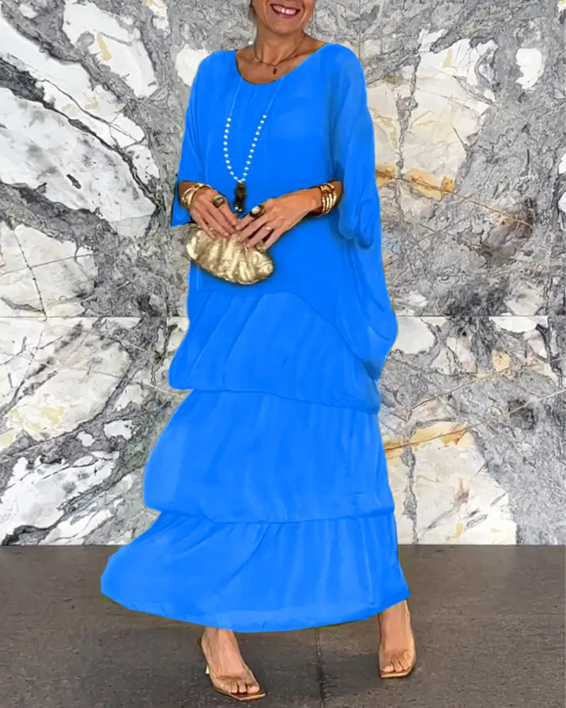 Leilany | Elegantes Kleid Festliches Damenkleid für Hochzeitsgast und besondere Anlässe