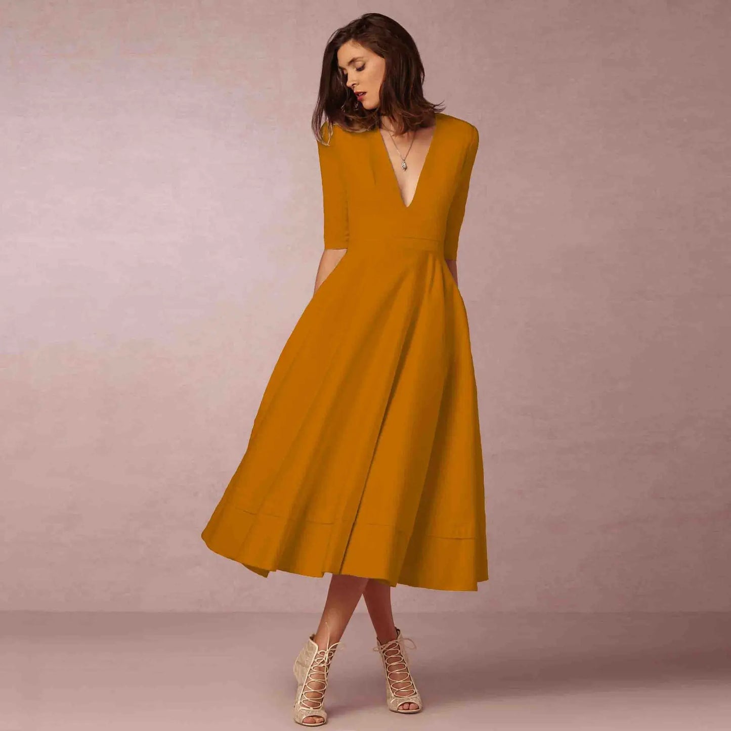 Variant image for Glamour | Midi Abendkleid für Damen – Elegant und Zeitlos-55