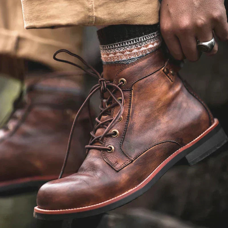 Martin | Herren Stiefel Hochwertige High-Top Boots aus Leder