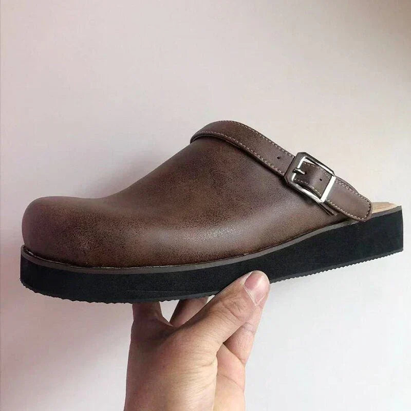 Daniel | Bequeme Leder-Sandale