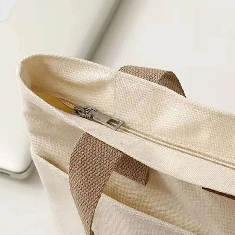 Lina | Einkaufstasche Shopper aus Leinwand