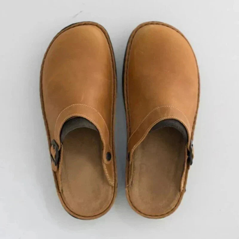 Daniel | Bequeme Leder-Sandale