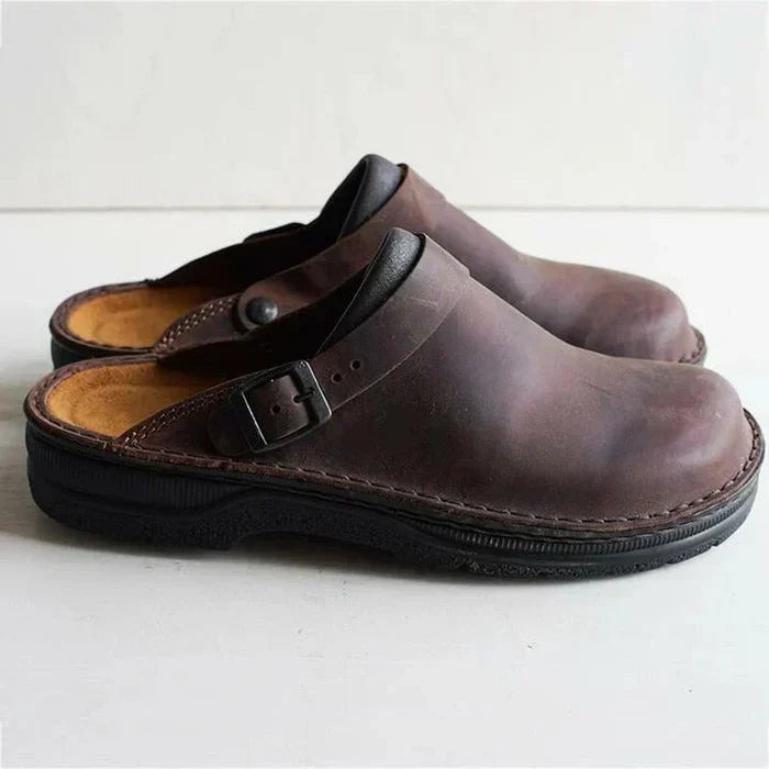 Daniel | Bequeme Leder-Sandale