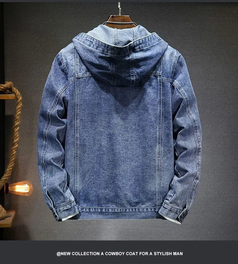 Tristan | Denim-Jacke mit Kapuze