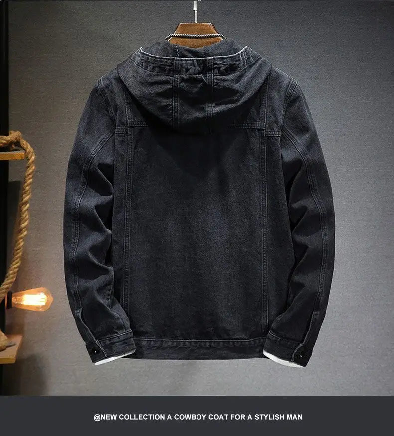 Tristan | Denim-Jacke mit Kapuze