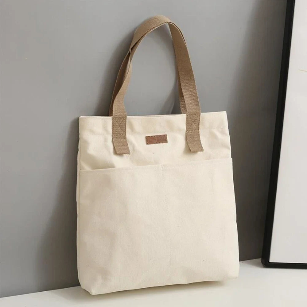 Lina | Einkaufstasche Shopper aus Leinwand