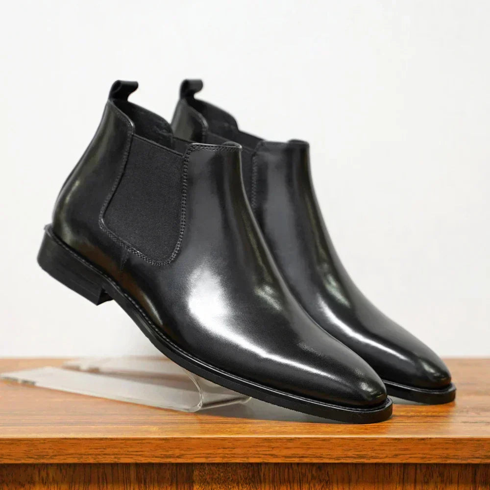 Patrick | Stiefel aus echtem Leder in Braun
