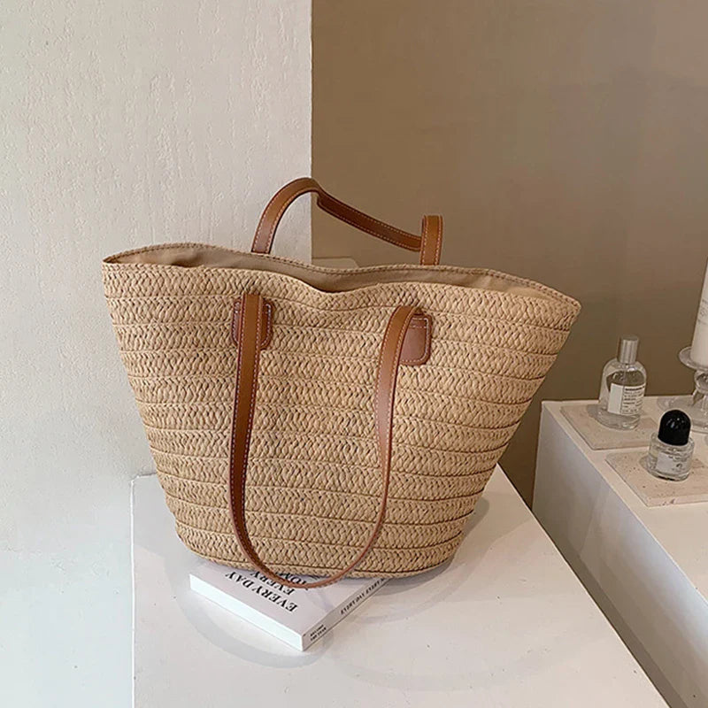 Bali | Umhängetasche Damen aus Strohbös – Elegantes Design für Strand und Alltag-1