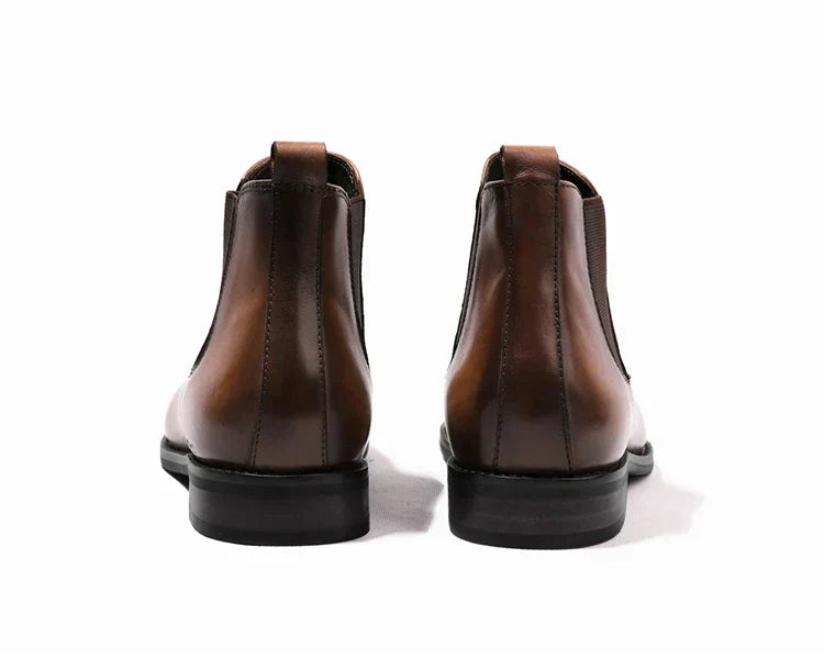 Patrick | Stiefel aus echtem Leder in Braun