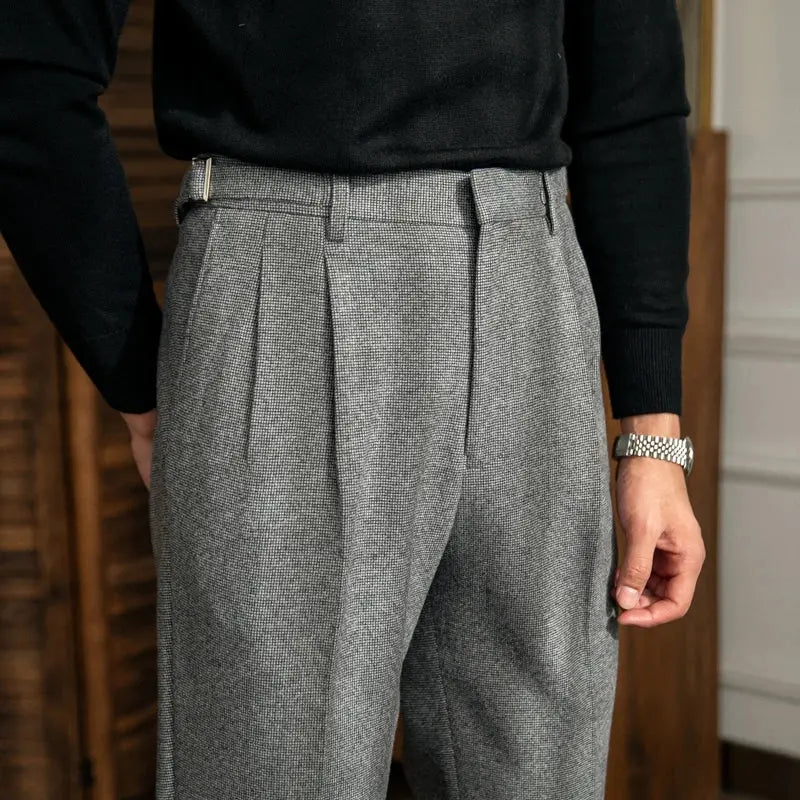 Steffen | Gerade Hose mit hoher Taille