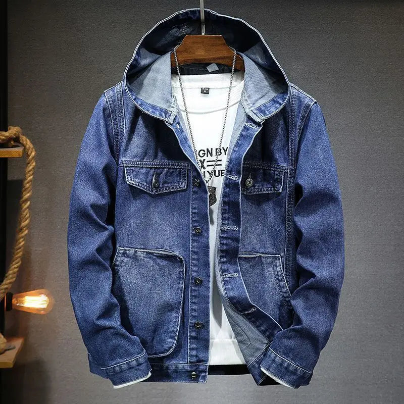 Tristan | Denim-Jacke mit Kapuze