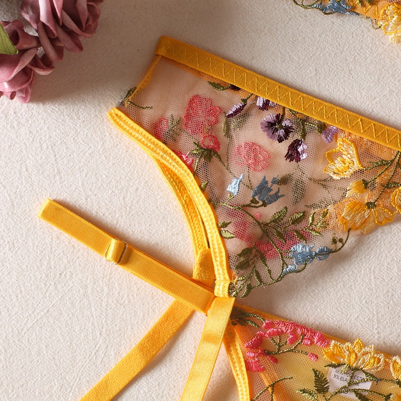 Lorelei | Dreiteiliges Dessous-Set