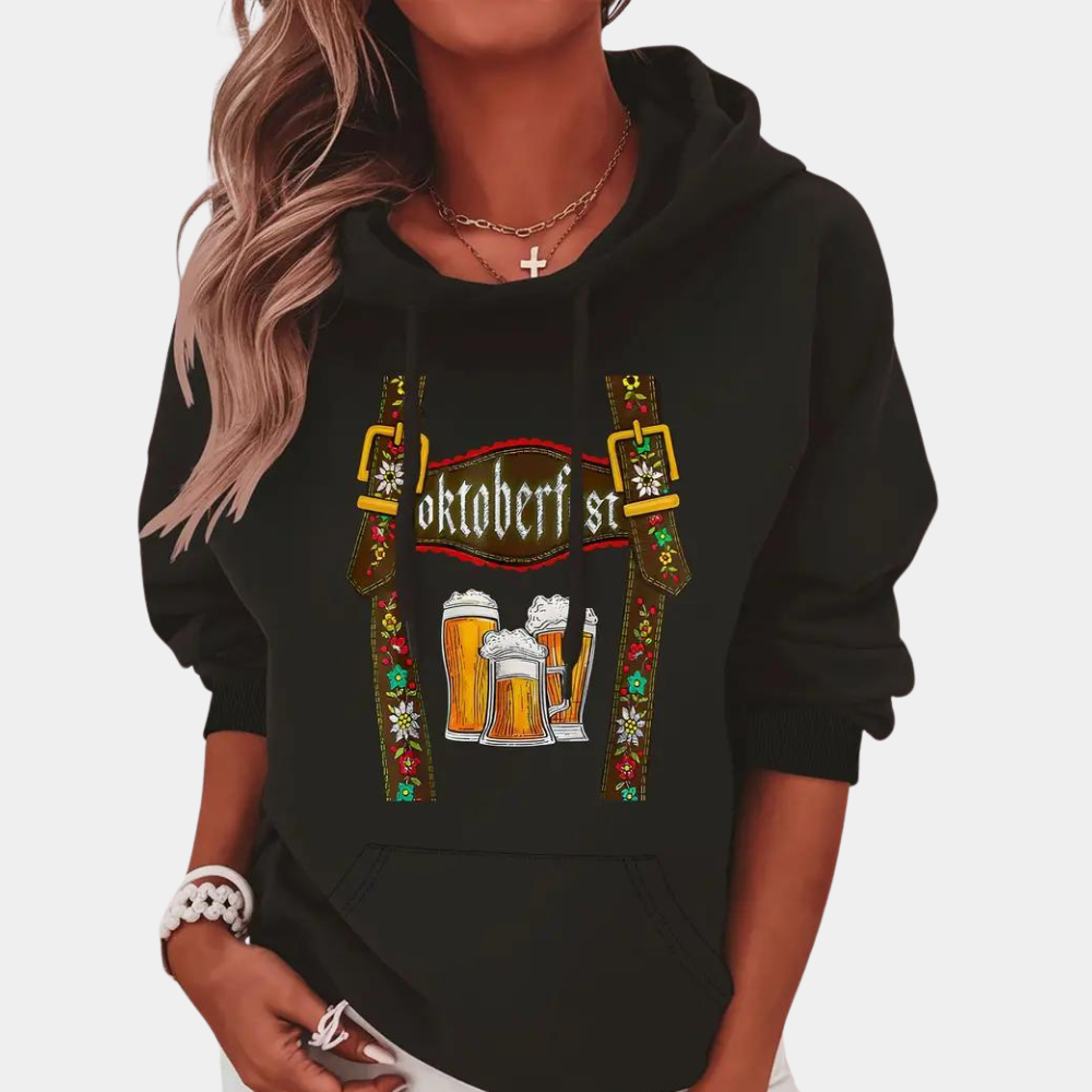 Simone | Comfortable cotton blend hoodie