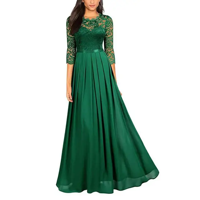 Helena | Abendkleid Lang Rubinrot Elegant mit Raffinierten
