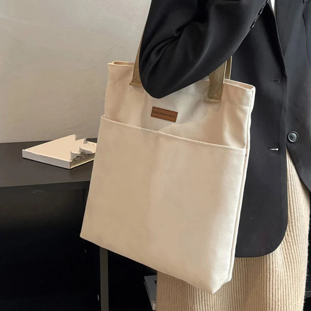 Lina | Einkaufstasche Shopper aus Leinwand