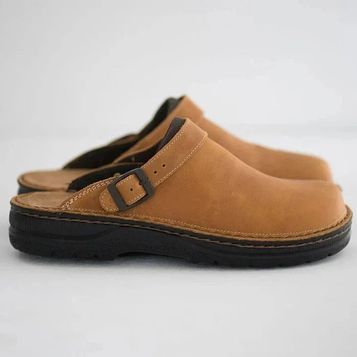 Daniel | Bequeme Leder-Sandale