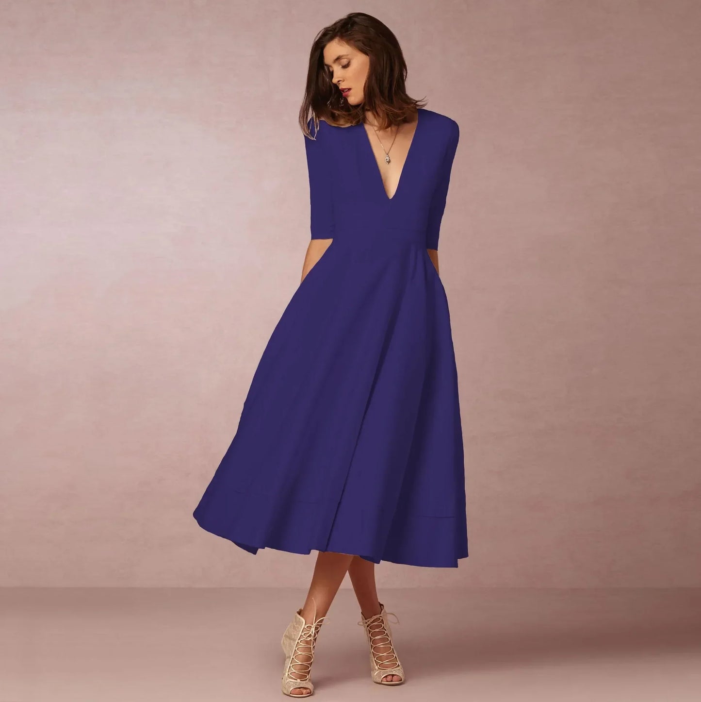 Glamour | Midi Abendkleid für Damen – Elegant und Zeitlos 6