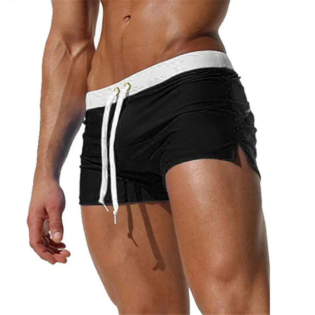 Shimon | Einstellbare Kordelstrich -Schwimmshorts