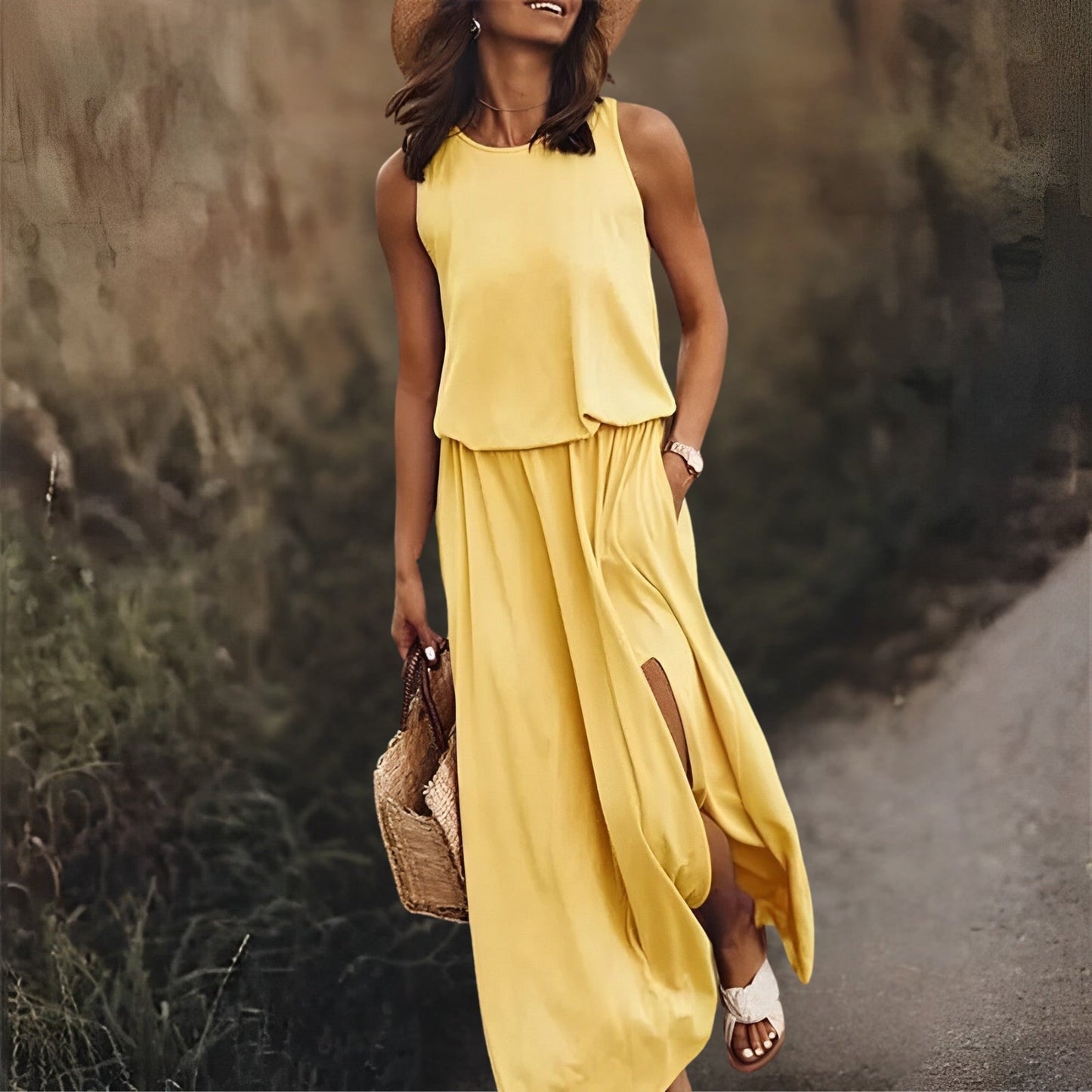 Variant image for Mia | Maxikleid Sommer Kleid Lang-33