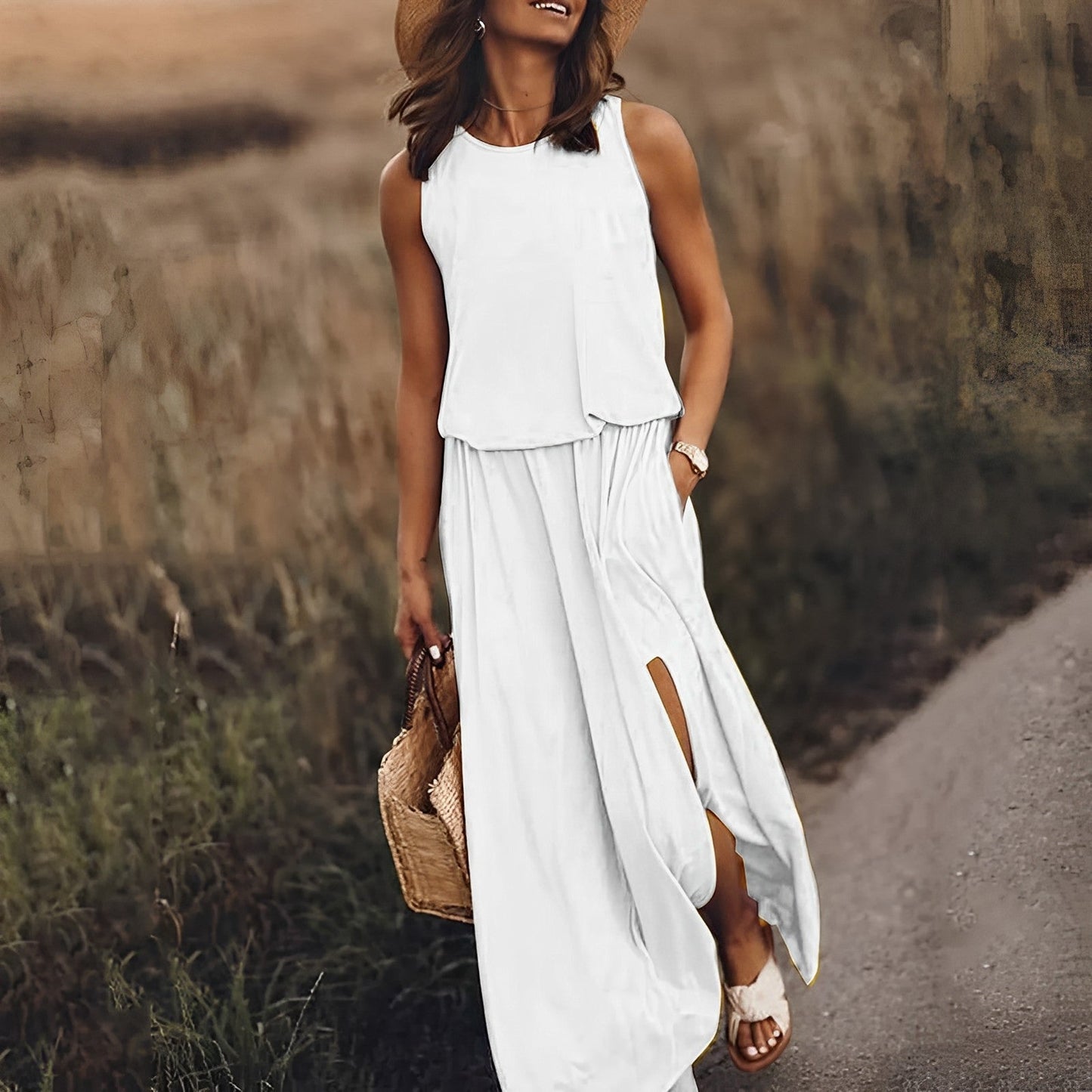 Kathryn | Maxikleid Sommer Kleid Lang