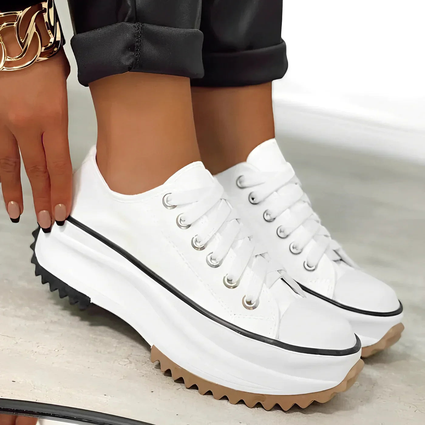 Eliana | Stilvolle Plateau-Sneakers