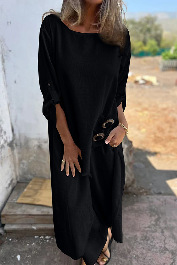 Silke | Mühelos Fließendes Kleid
