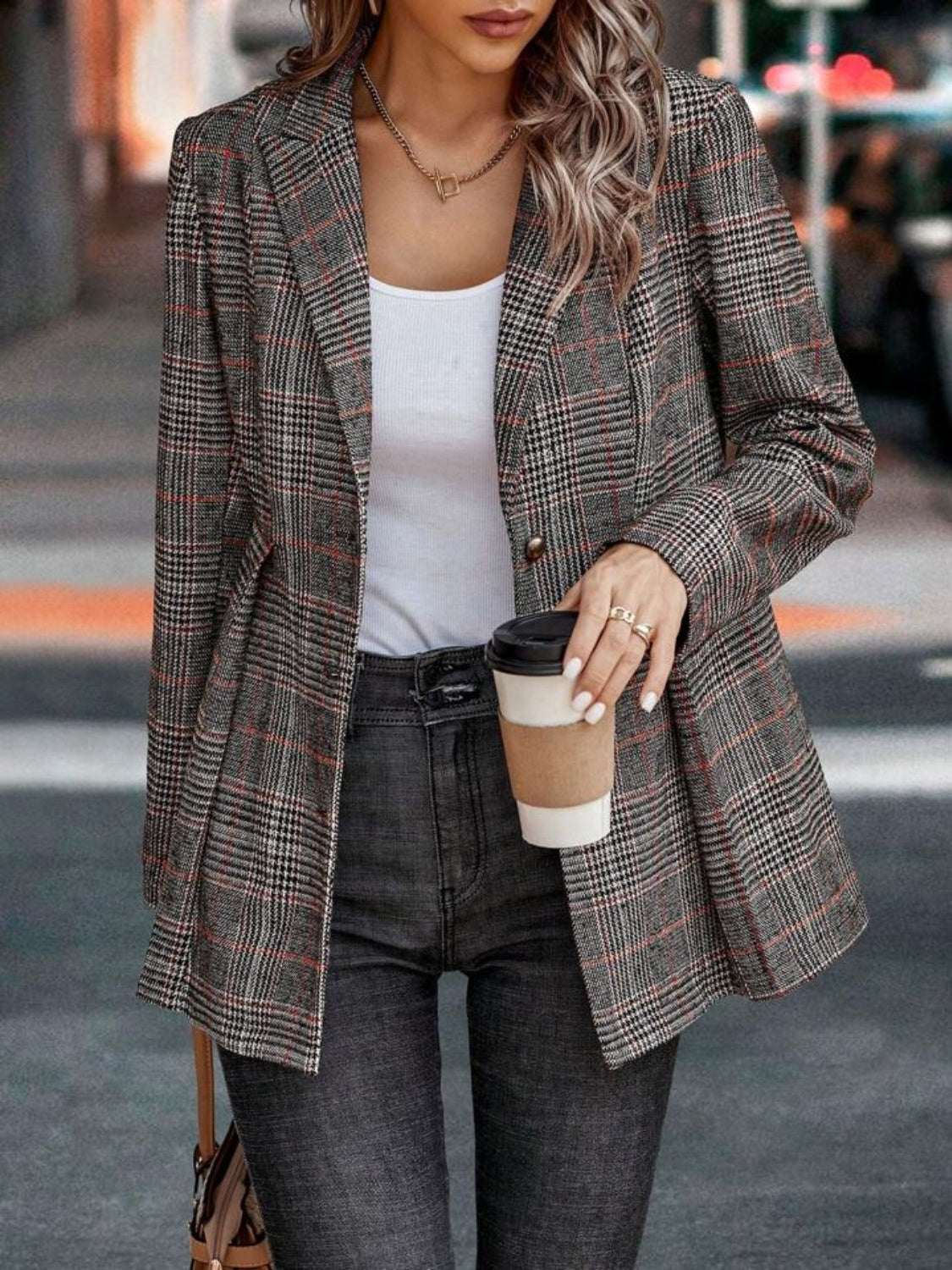 Irmgard | Karierter Blazer