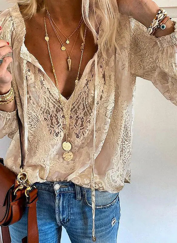 Bella | Damenbluse im Boho-Stil – Elegante Bluse für Frauen