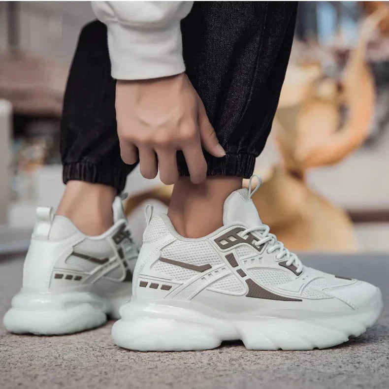Cozok | Sportschuhe Herren Mesh mit Unsichtbarer Erhöhung 6