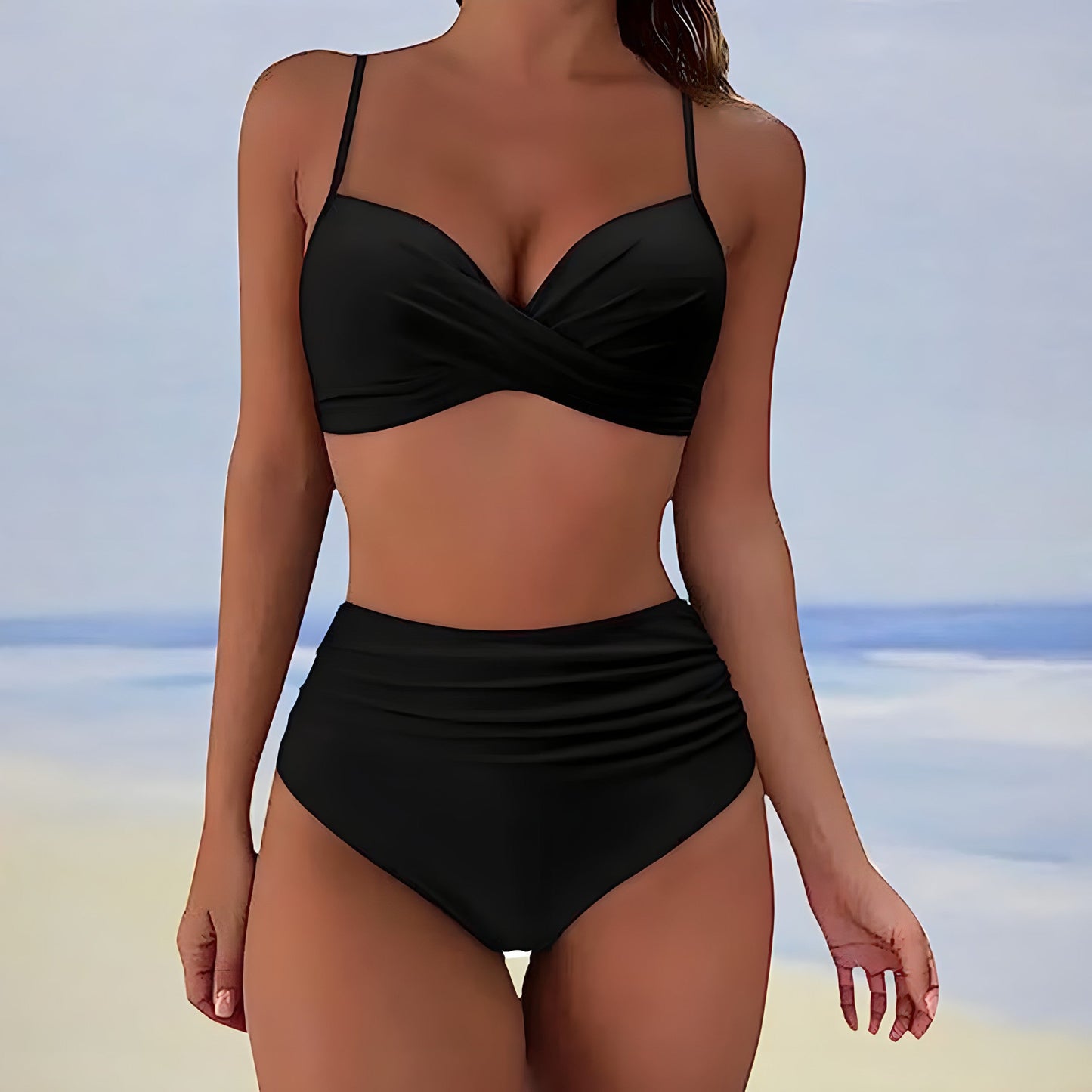 Esmae | Hochtaillierter Bikini Atmungsaktives Material, Komfortabel und Stilvoll