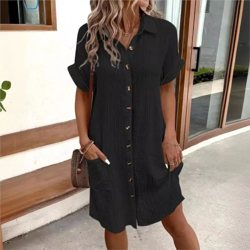 Amelie | Sommerkleid mit Kragen