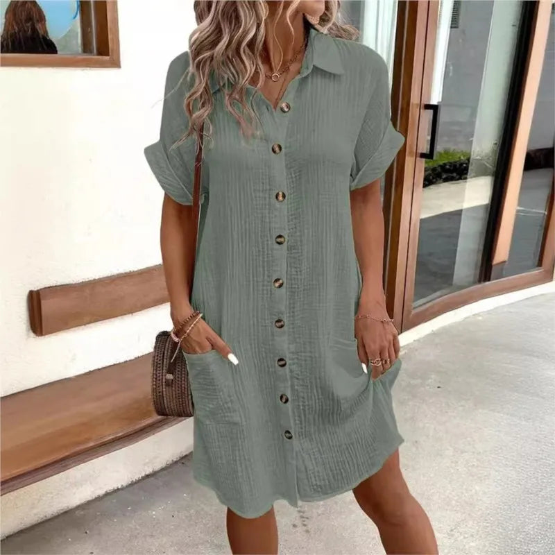 Amelie | Sommerkleid mit Kragen