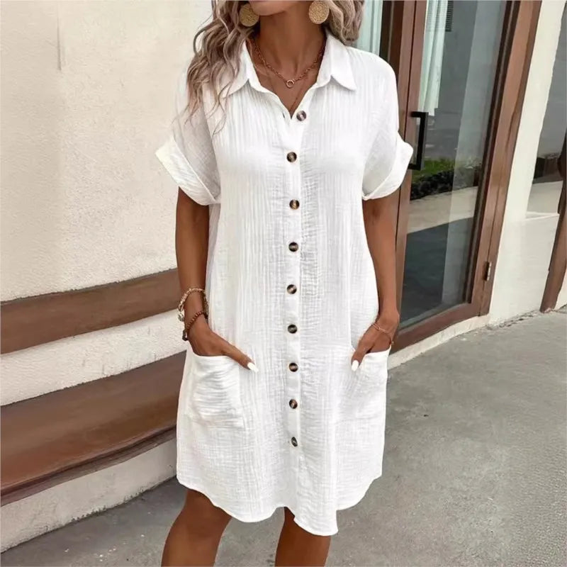 Amelie | Sommerkleid mit Kragen