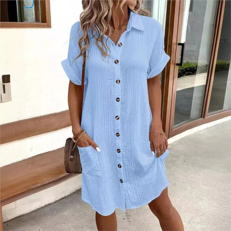 Amelie | Sommerkleid mit Kragen