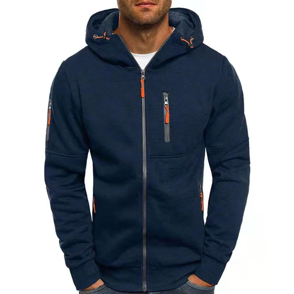 Gunnar | Zipper Strickjacke mit Kapuze
