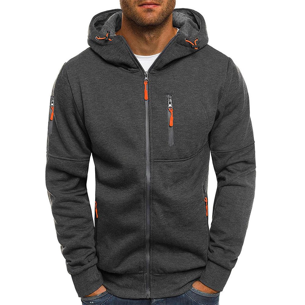 Gunnar | Zipper Strickjacke mit Kapuze