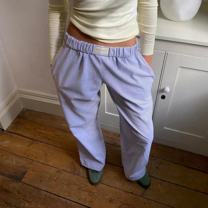 Veronica | Leinenhose Fließender Schnitt, 100% Leinen, Elegant