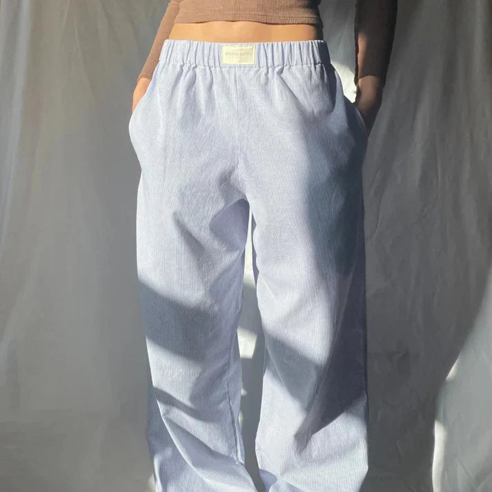 Veronica | Leinenhose Fließender Schnitt, 100% Leinen, Elegant