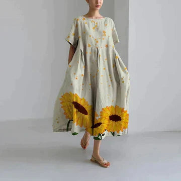 Zyra | Damenblumenkleid Sommerkleid