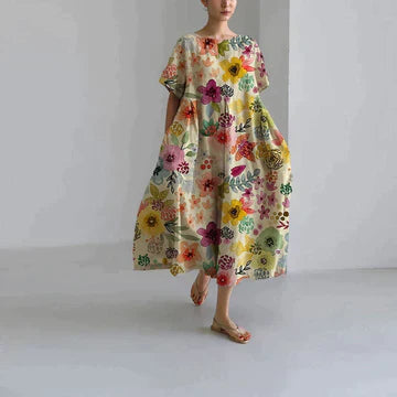 Zyra | Damenblumenkleid Sommerkleid