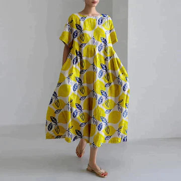 Zyra | Damenblumenkleid Sommerkleid