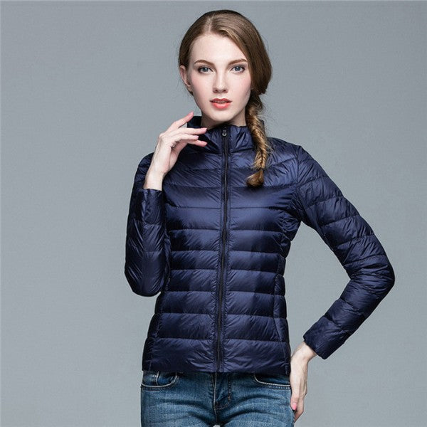 Emma | Elegante leichte Daunenjacke
