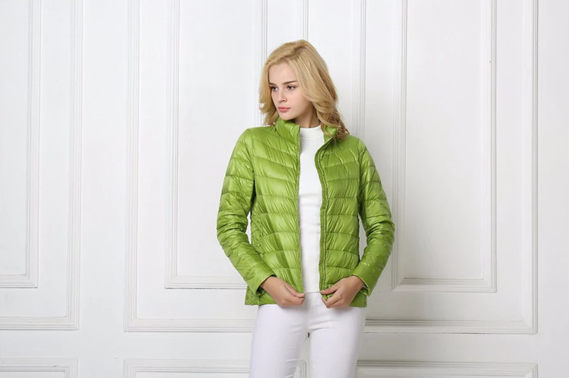 Emma | Elegante leichte Daunenjacke
