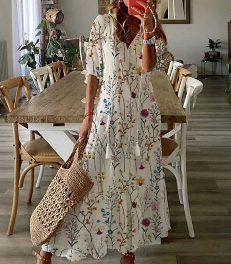 Clara | Maxikleid für Damen im Bohème Stil