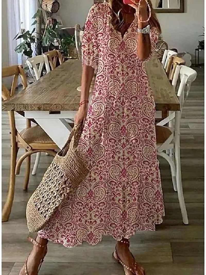 Variant image for Clara | Maxikleid für Damen im Bohème Stil-31