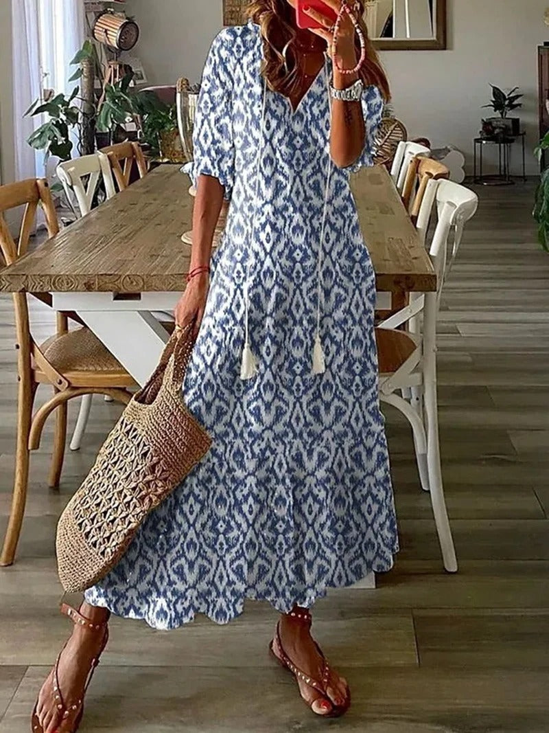 Variant image for Clara | Maxikleid für Damen im Bohème Stil-13